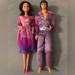 Donny and Marie Osmond dolls produced by Mattel in 1976.